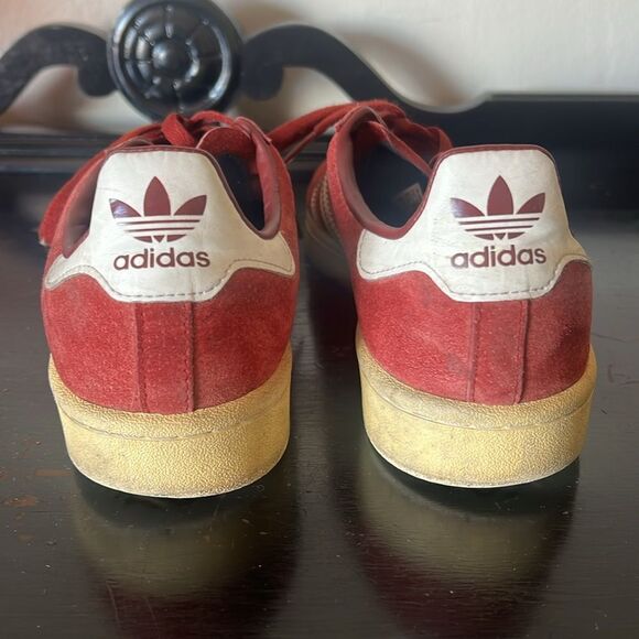 Men 9.5 US  Adidas Originals Campus Leather Suede Bur Dy Bz0087 - Picture 6 of 11